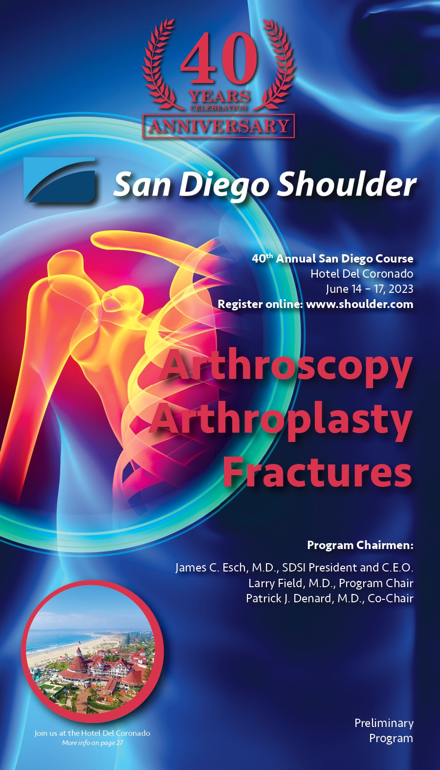 40º Annual Shoulder Course San Diego Shoulder Institute SLARD